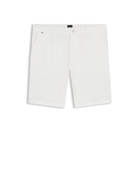 MODERN-FIT SHORTS IN STRETCH-COTTON TWILL