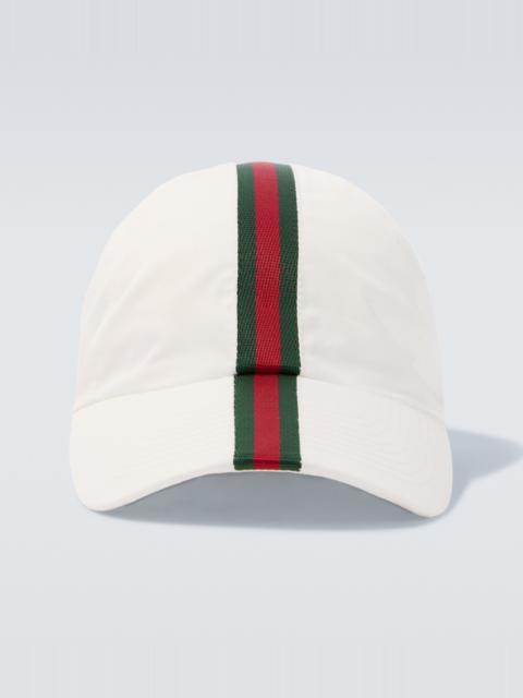 Web Stripe baseball cap