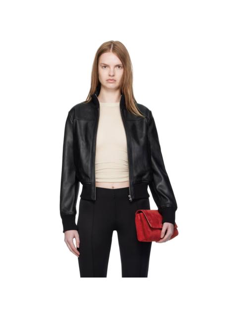 Black Tobias Leather Jacket
