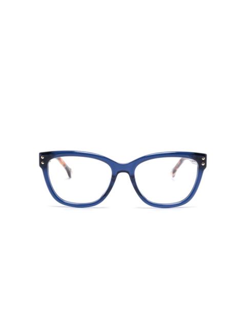 square-frame glasses