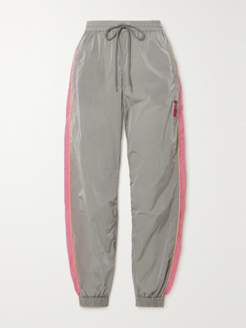 Kira Appliquéd Striped Econyl Track Pants