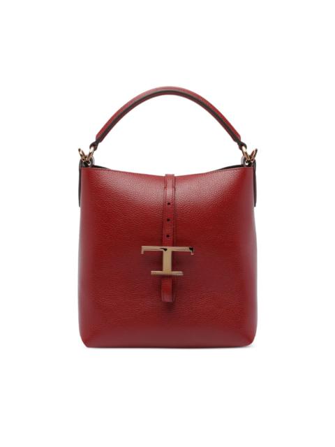 small t-buckle bucket bag