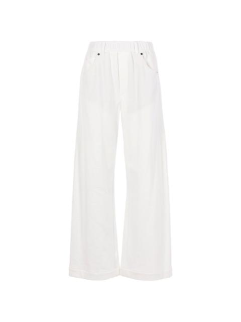 elasticated-waist track pants