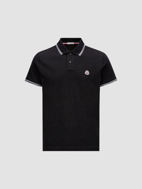 Logo Patch Cotton Polo Shirt