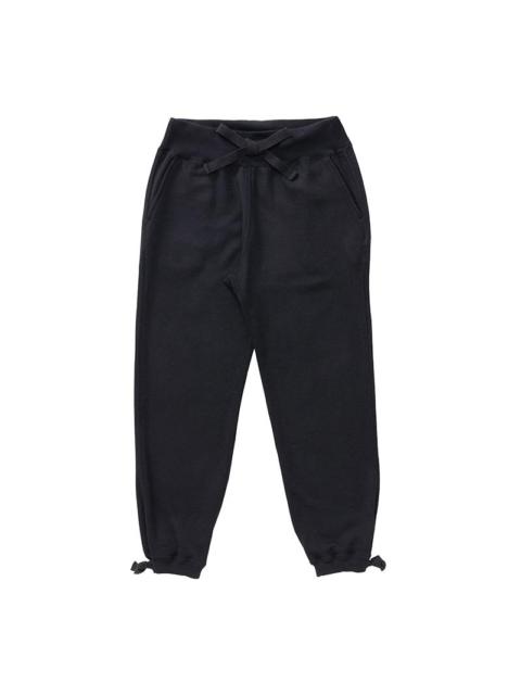 WOOL SWEAT PANTS (SUPERFINE) W BLACK