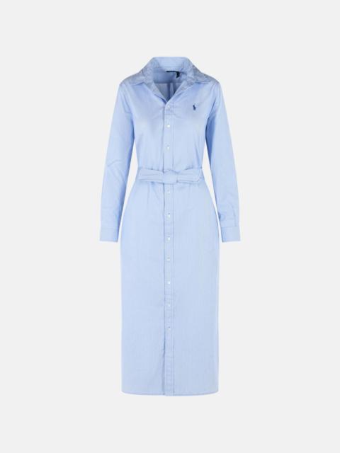 LIGHT BLUE COTTON DRESS
