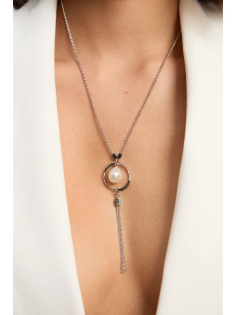 Modern Pearl Pendant Necklace