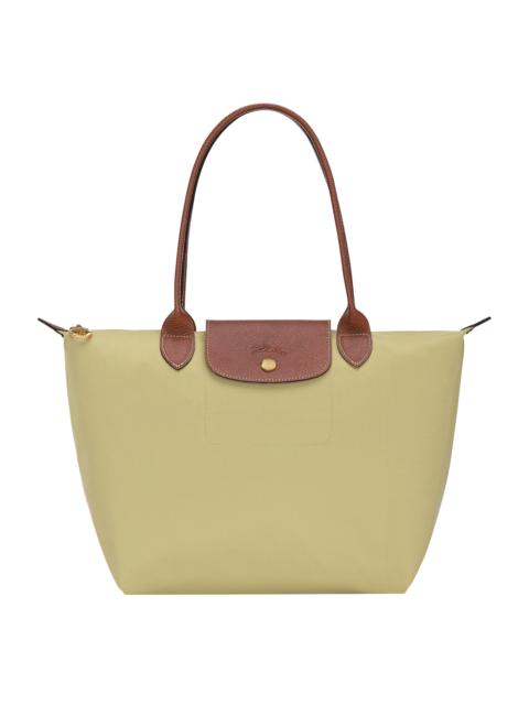 Le Pliage Original M Tote bag Pistachio - Recycled canvas