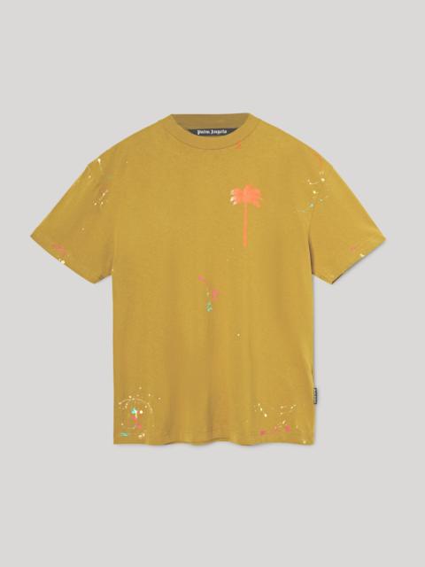 PALM TREE PAINTED T-SHIRT