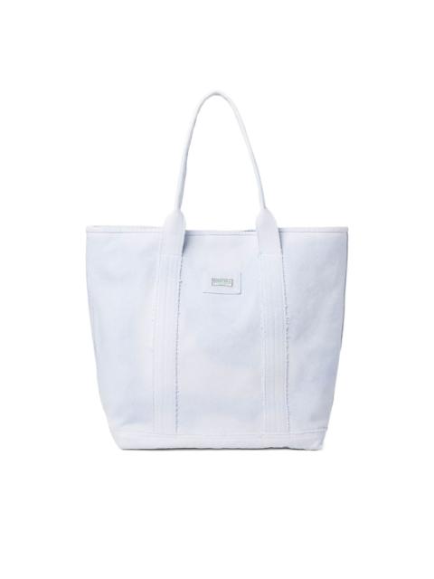 logo-appliqué tote bag