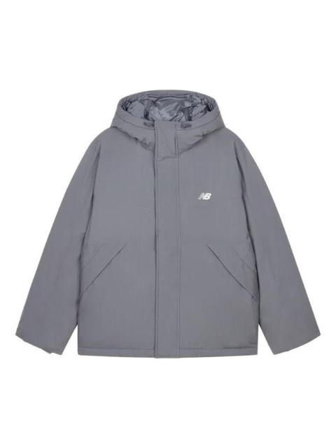 New Balance Winter Windproof Down Jacket 'Grey' AMJ33322-TTM