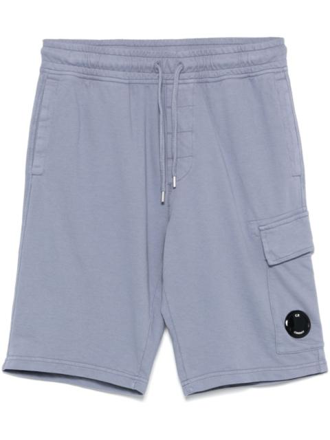 Lens-detailed track shorts