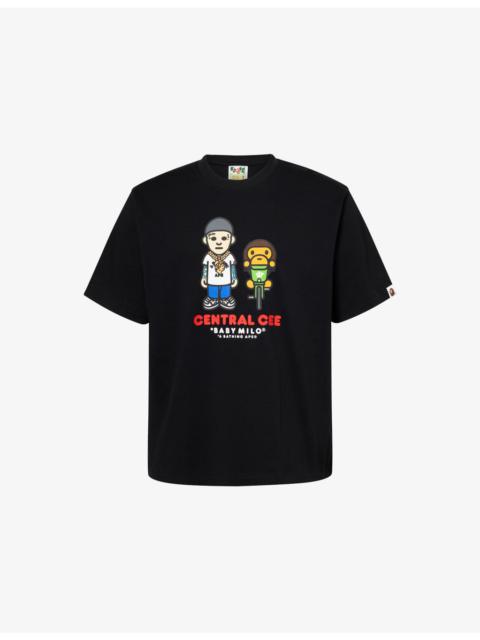 BAPE x Spotify x Syna Baby Milo Relaxed-Fit Cotton-Jersey T-Shirt