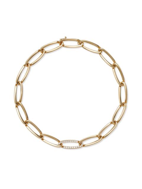 Large Lulu Partial Diamond Necklace