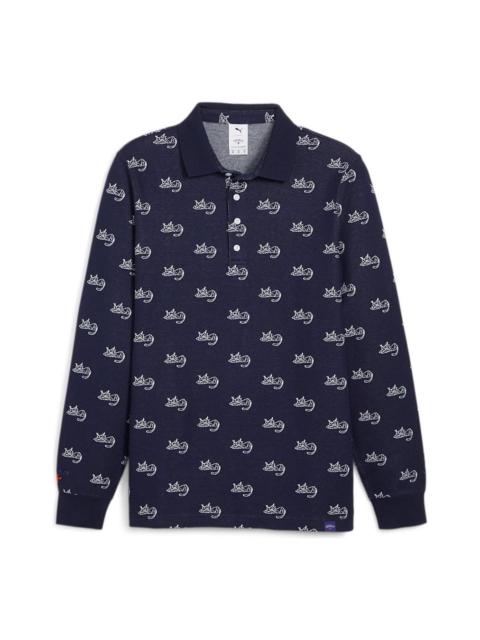 PUMA x Noah Jacquard Polo Shirt 'Navy' 623863-06