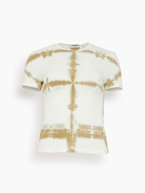 Brewer T-Shirt in White/Khaki