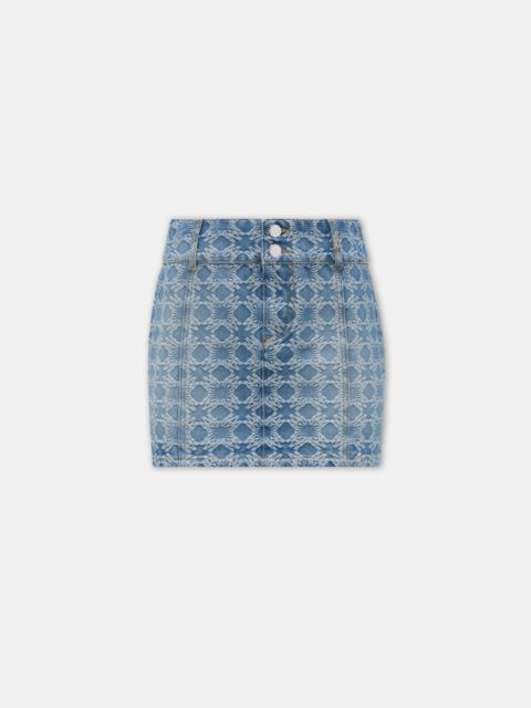 WOMEN'S MA QUAD JACQUARD MINI SKIRT