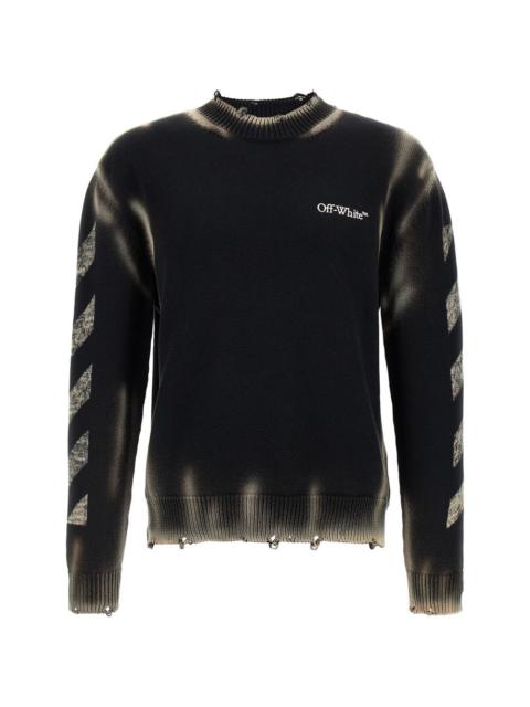 Diag Arr Corrosion crew-neck sweater