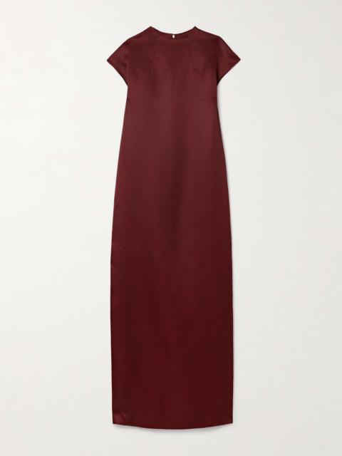 Lohan silk-gazar maxi dress