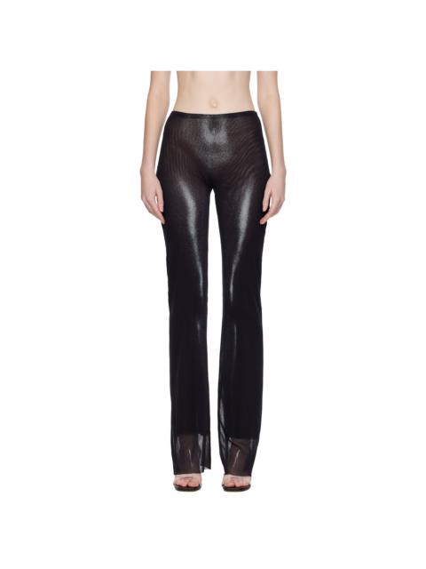 Black 'The Silver Body Dust' Lounge Pants