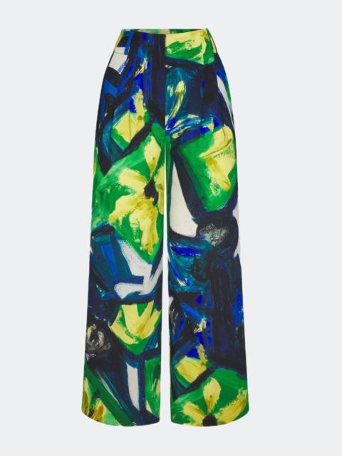 Bloo Crepe Pant in Large Abstract Floral