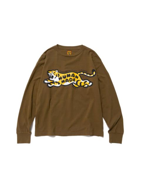 Human Made Tiger L/S T-Shirt Olive Drab