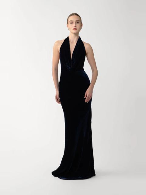 PEARL VELVET GOWN