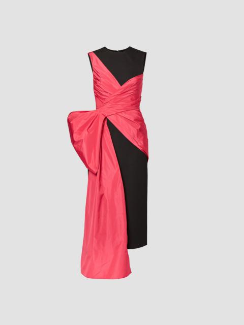 Erdem MIDI DRESS WITH DRAPE DETAIL | REVERSIBLE