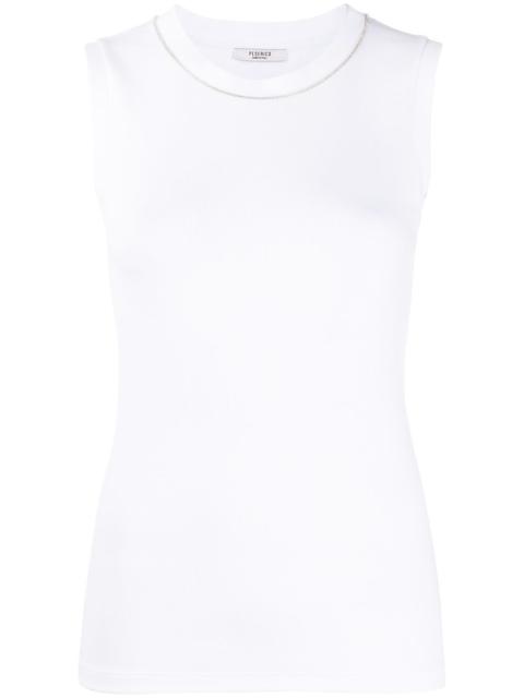beaded-trim tank top