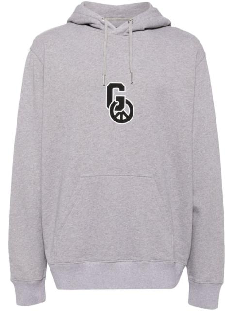 graphic-print cotton hoodie