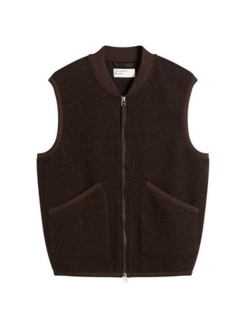 Universal Works Presented by END. Wool Fleece Zip Waistcoat