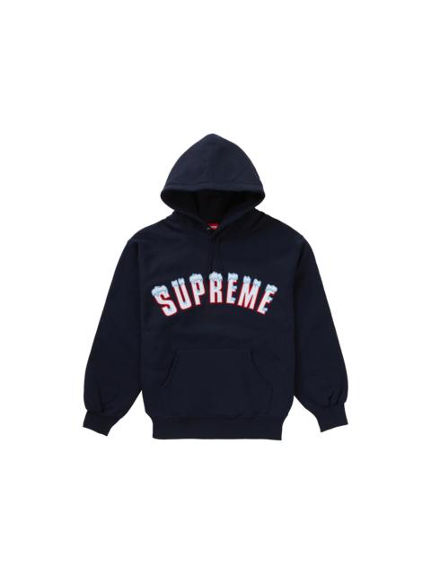 Supreme Icy Arc Hooded Sweatshirt Navy