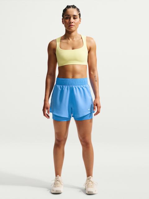Nike One Women's Dri-FIT High-Waisted 3" 2-in-1 Shorts