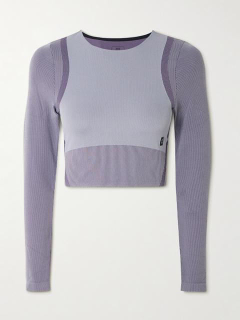 Train 2-in-1 Cropped Stretch Recycled Top