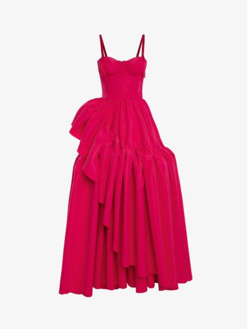 Polyfaille Exploded Corset Dress in Bobby Pink