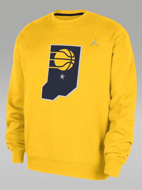 Indiana Pacers Statement Essentials Men's Jordan NBA Fleece Crew-Neck Sweatshirt