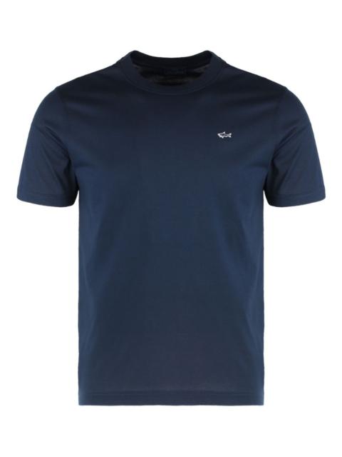 round-neck logo T-shirt