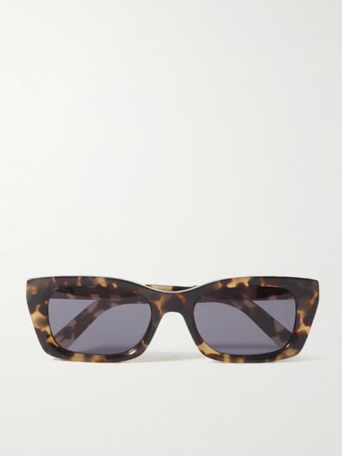 Diormidnight S3i Square-frame Tortoiseshell Acetate Sunglasses