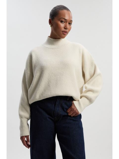 Plus Size Wool Blend Cosy Funnel Neck Jumper