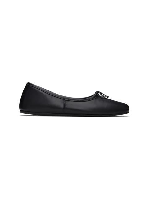 Black Brigitte Ballerina Flats