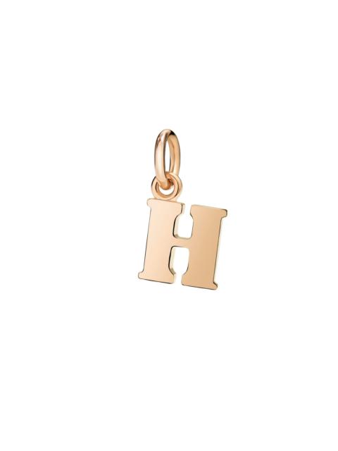 ROSE GOLD LETTER H CHARM