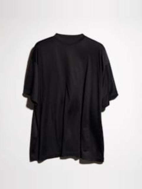 Oversize light silk jersey T-shirt