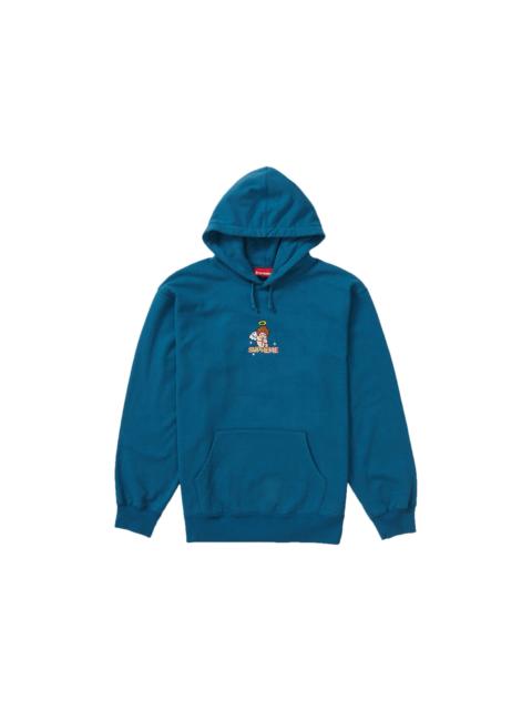 Supreme Angel Hooded Sweatshirt Marine Blue