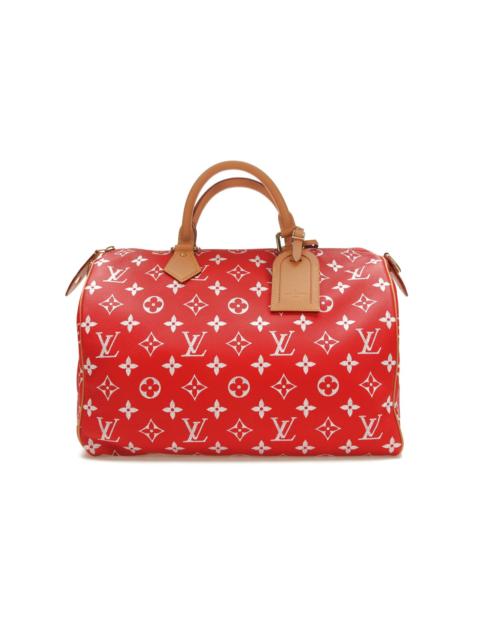 Louis Vuitton Speedy P9 Bandoulière 40 Monogram Leather Red