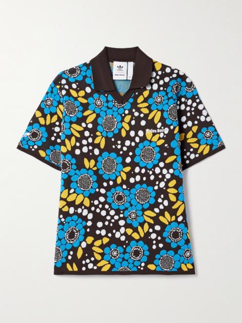 + Wales Bonner Jacquard-knit Polo Shirt