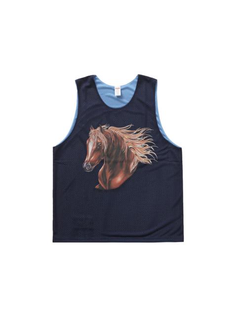 Supreme Mustang Reversible Basketball Jersey Navy