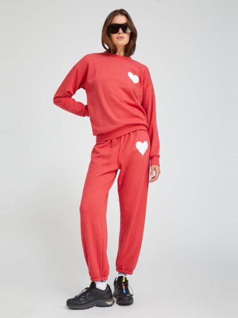 RED HEART SWEATPANTS