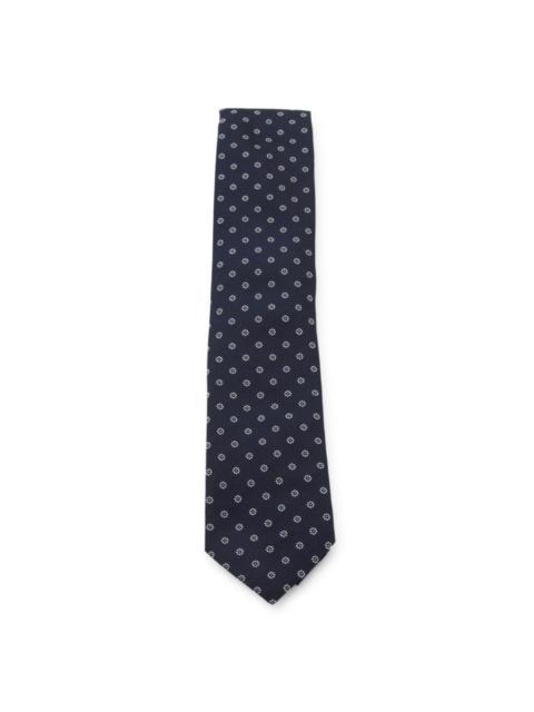 floral-pattern tie