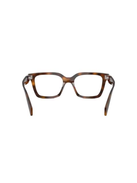 geometric-frame glasses