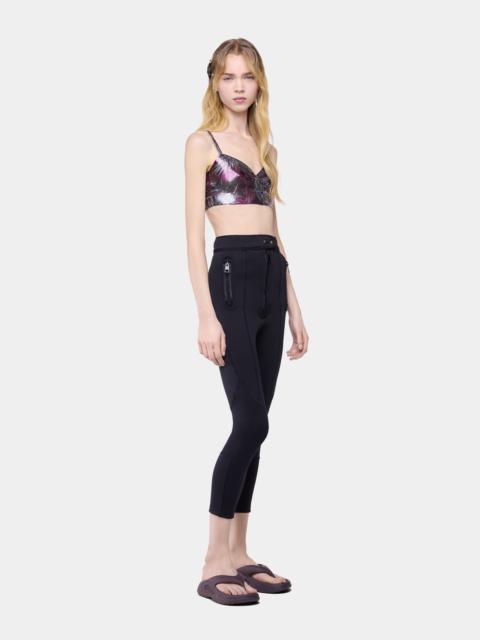 CAPRI PANT IN BLACK NEOPRENE